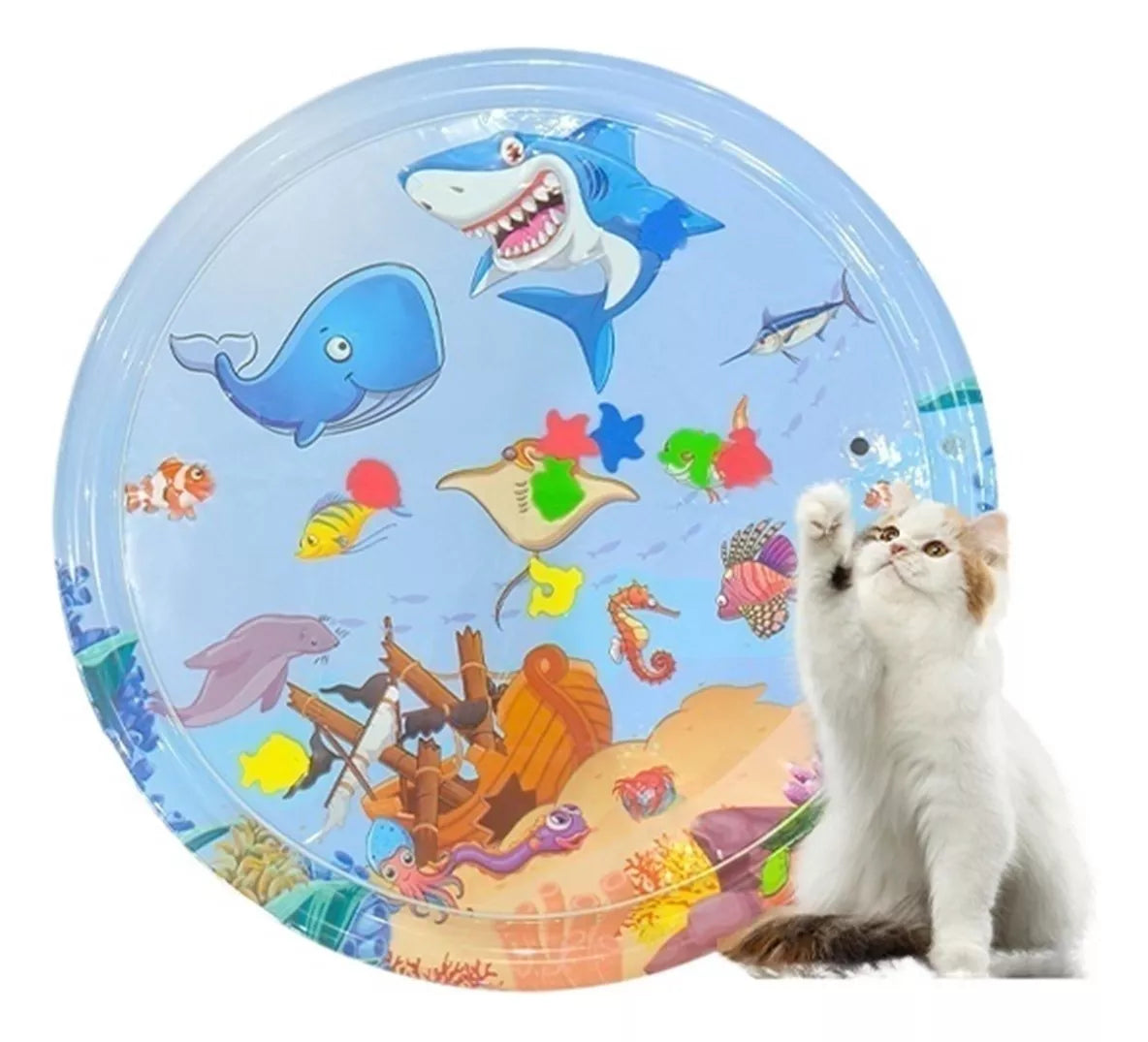 🐾💦 Tapete Inflable para Mascotas 🐶🐱